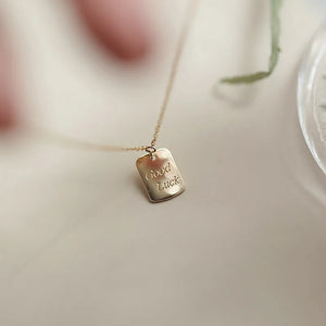 S925 Silver Good Luck Necklace for Women