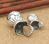 S925 Silver Retro Purse Wallet Pendant