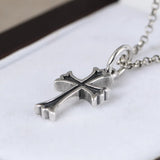 925 Silver Retro Cross Pendant For Men Women