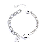 S925 Sterling Silver Retro Thai Silver Good Luck Bracelet