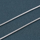 Sterling Silver Hemp Rope Necklace Vintage Thai Silver Chain Jewelry