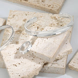 S925 Silver Ring Bracelet Set High Jewelry Gift