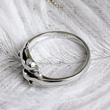 S925 Sterling Silver Dolphin Ring For Girls Jewelry