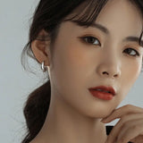 S925 Sterling Silver Ring Earrings Feminine Feel Earrings