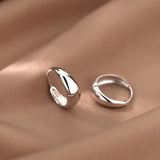 S925 Sterling Silver Ring Earrings Feminine Feel Earrings