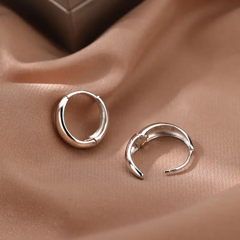 S925 Sterling Silver Ring Earrings Feminine Feel Earrings