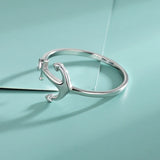 Sterling Silver Boat Anchor Ring Female Arrow