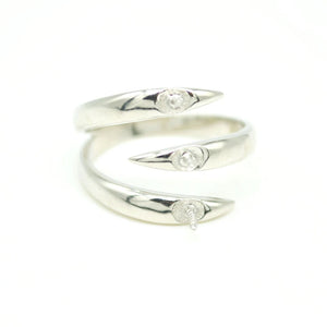 S925 Sterling Silver Ring Setting Microinlay Zircon Pearl DIY Accessories