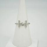 S925 Sterling Silver Ring Setting Microinlay Zircon Pearl DIY Accessories