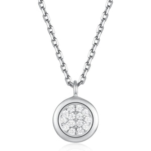 S925 Silver Cubic Zircon Necklaces Pendants for Women