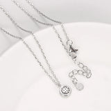 S925 Silver Cubic Zircon Necklaces Pendants for Women
