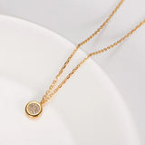 S925 Silver Cubic Zircon Necklaces Pendants for Women