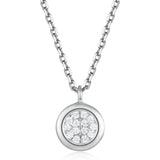 S925 Silver Cubic Zircon Necklaces Pendants for Women