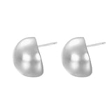 S925 Silver Chandelier Stud Earrings Geometric Women Accessories