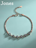 S925 7-Color Zirconia Bracelet Rose Matching