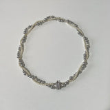 S925 Sterling Silver Shijia Pearl Necklace Women's Versatile Collar Chain