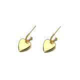 S925 Sterling Silver Cold Wind Love Earrings Female