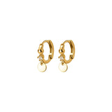 S925 Sterling Silver Geometric Earrings 14K Plated Ear Jewelry Gift