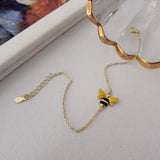 S925 Little Bee Pendant Bracelet For Women