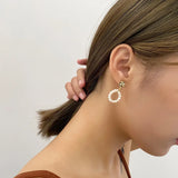 Baroque Pearl Earrings Romantic Wedding Accessories