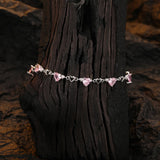S925 Silver Diamond Heart Glossy Wedding Accessories