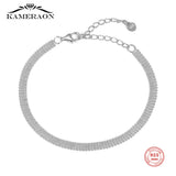Snake Chain Bracelet 18k Plated for Women Birthday Gift