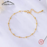 S925 Sterling Silver Beads Bracelet Artistic Jewelry for Women