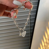S925 Small Love Bracelet Letters Light Smile Summer Jewelry Gift