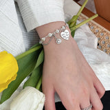 S925 Small Love Bracelet Letters Light Smile Summer Jewelry Gift
