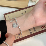 S925 Small Love Bracelet Letters Light Smile Summer Jewelry Gift