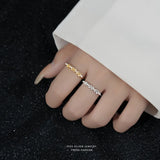S925 Sterling Silver Pearl Flower Ring for Women
