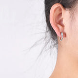S925 Sterling Silver Snake Women Clip Earrings Punk Style Snakes Clip Earring
