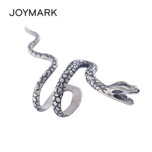 S925 Snake Ear Clip No Pierced Sterling Silver Ear Cuff Earrings TSE434