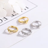 S925 Sterling Silver Star Earrings Hoop Small Jewelry for Girl