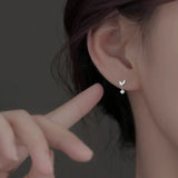 S925 Sterling Silver Stud Earrings Small Leaf Buds Birthday Present