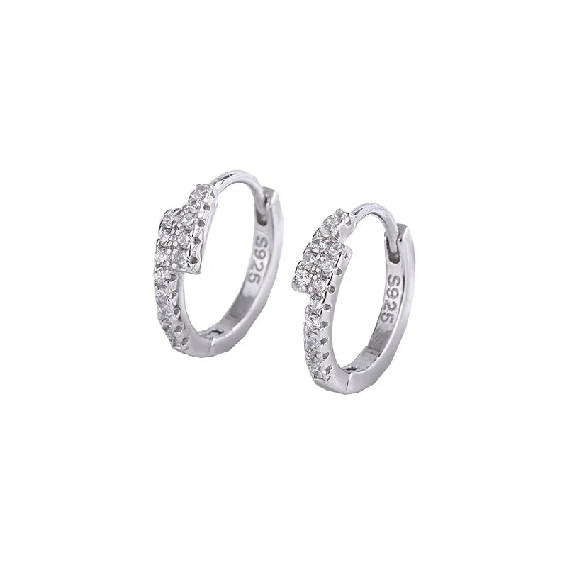 S925 Sterling Silver Stud Earrings Chain Earrings Jewelry