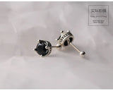 S925 Silver Agate Studs for Women