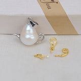 S925 Sterling Silver Teapot Style Pendant Findings