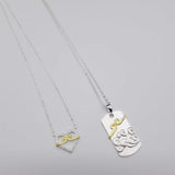 S925 Sterling Silver Tight charm Couple Necklace Men Women Pendant