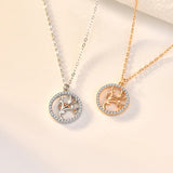 S925 Sterling Silver Tree of Life Necklace Female Plant Style Clavicle Necklace