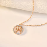 S925 Sterling Silver Tree of Life Necklace Female Plant Style Clavicle Necklace