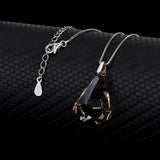 S925 Sterling Silver Love Than Tears Crystal Pendant Necklace