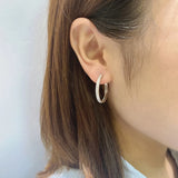 S925 Silver Personality Earrings Vintage Set Diamond