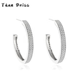S925 Silver Personality Earrings Vintage Set Diamond