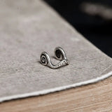 S925 Vintage Clip Earrings Punk Jewelry