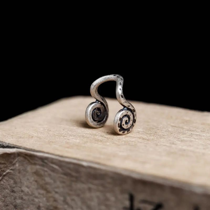 S925 Vintage Clip Earrings Punk Jewelry
