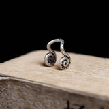 S925 Vintage Clip Earrings Punk Jewelry
