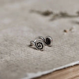 S925 Vintage Clip Earrings Punk Jewelry