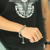 S925 Vintage Money Women's Silver Chain - Men's National Style Bracelet