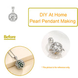 S925 Vintage Pearl Cage Pendant for 10-12mm Pearl or Gemstone
